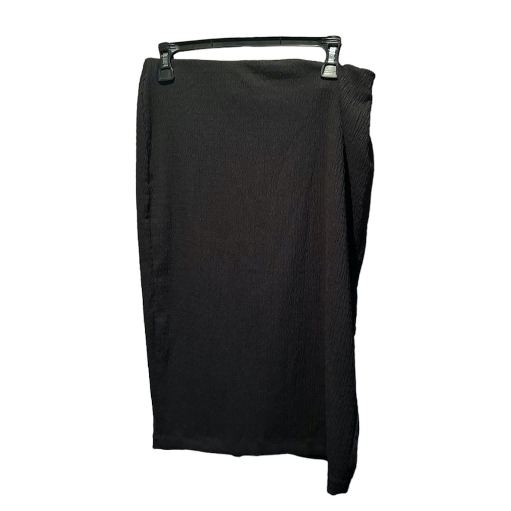 T Tahari Pull On Pencil Skirt in Black Medium NWT